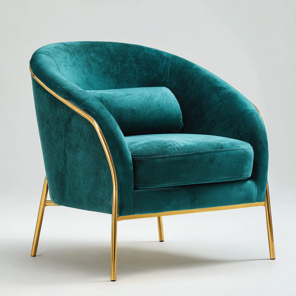Modern Velvet Accent Chair for Comfort and Style