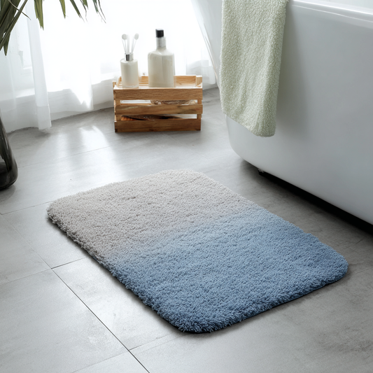 Soft and quick-drying cleaning mat for floors