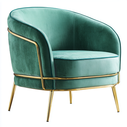 Modern Velvet Accent Chair for Comfort and Style