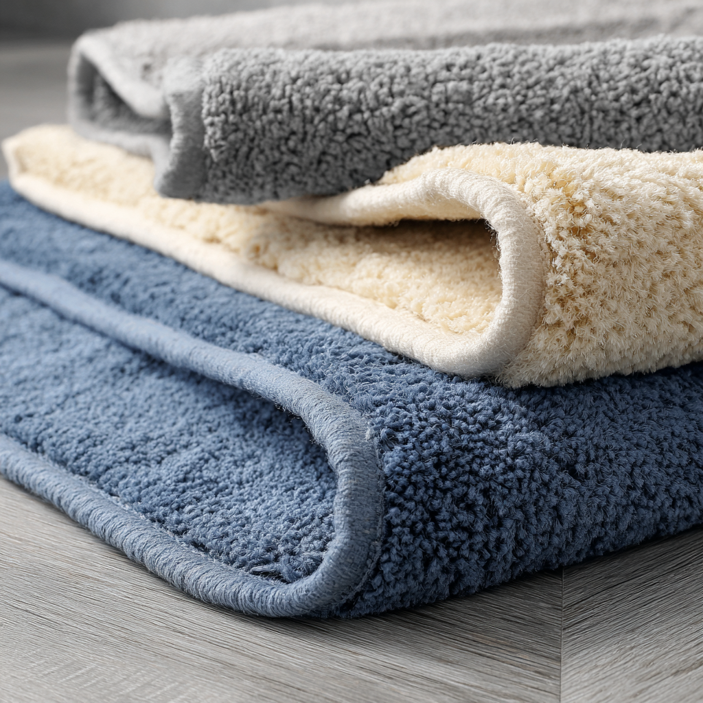 Soft and quick-drying cleaning mat for floors