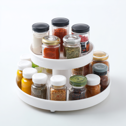 360° Lazy Susan Spice Rack for Organising Condiments