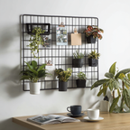 Nordic Wall Grid Panel—Decorative Display Rack