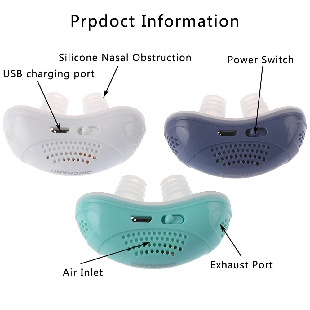 Anti Snoring Device for Sleep Apnea Relief Portable Nose Vent
