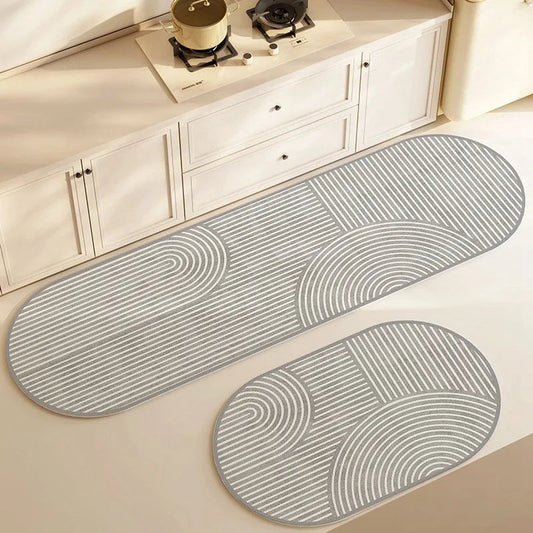 Non-Slip Bath Mat Soft Faux Velveteen Absorbent Bathroom Rug 0
