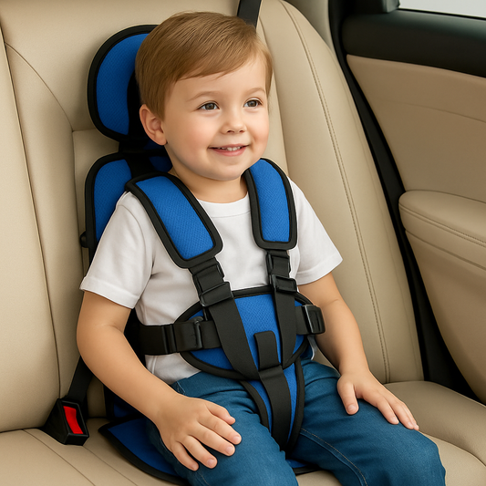 Portable Toddler Booster Seat Compact Travel Safety Harness 0