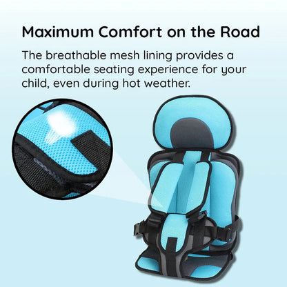 Portable Toddler Booster Seat Compact Travel Safety Harness 3