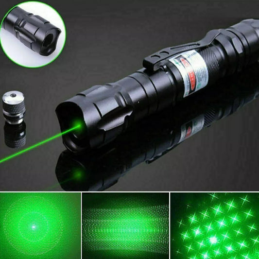 Powerful Rechargeable Green Laser Pointer Long Range Precision Pen 0