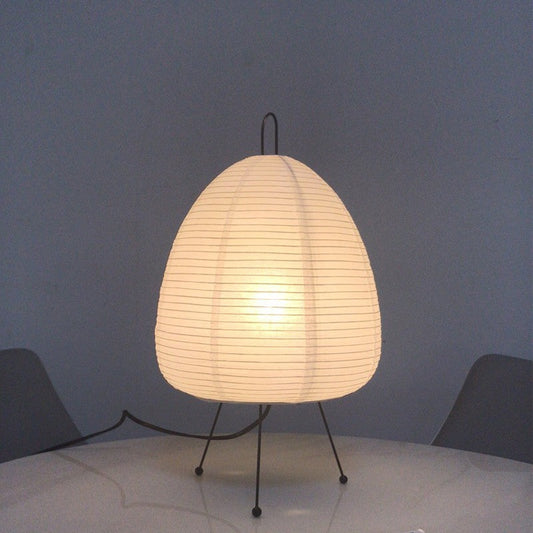 Table Lamp Japanese Design Rice Paper Bedroom Desk Lighting 0