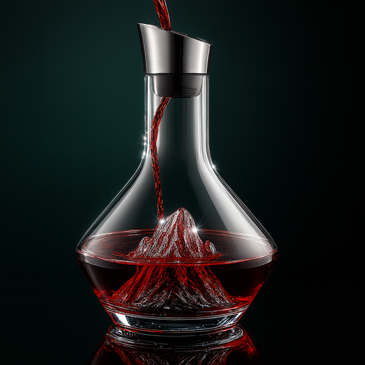 Wine Decanter Crystal Glass Carafe 1500ml Aerator for Flavor Enhancement 0